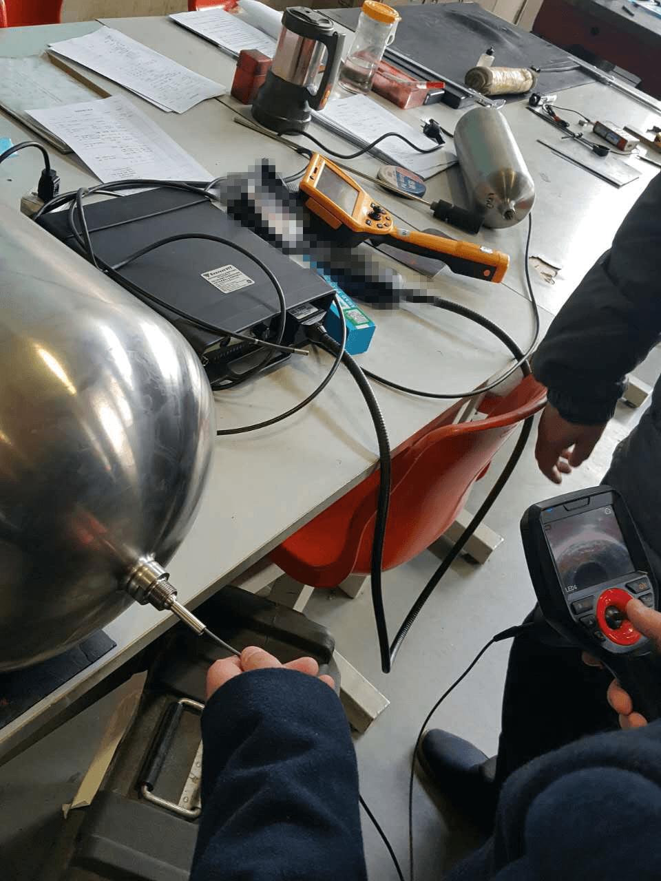 古安泰工業內窺鏡應用于工業容器、氣瓶、壓力容器的應用
