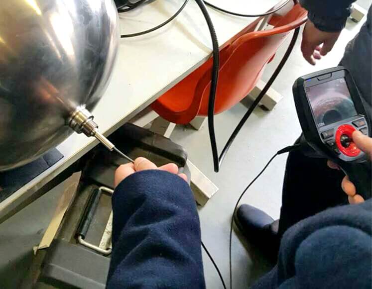 【應用案例】古安泰工業內窺鏡應用于工業容器、氣瓶、壓力容器的應用